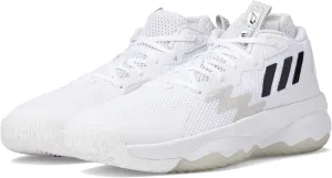 adidas Unisex Dame 8 Basketball Shoe, White/Black/Grey, 11.5 US Men