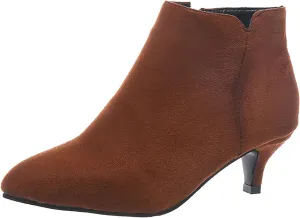AMDBEL Booties for Women Dressy 2024 Boots Sexy High Heel Ponited Toe Suede Stiletto Boots Ladies Dressy Booties