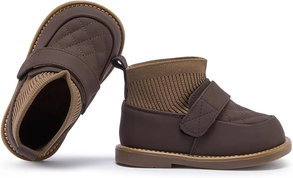 BMCiTYBM Baby Girls Boys Boots High Top First Walking Shoes