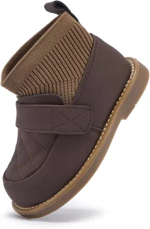 BMCiTYBM Baby Girls Boys Boots High Top First Walking Shoes