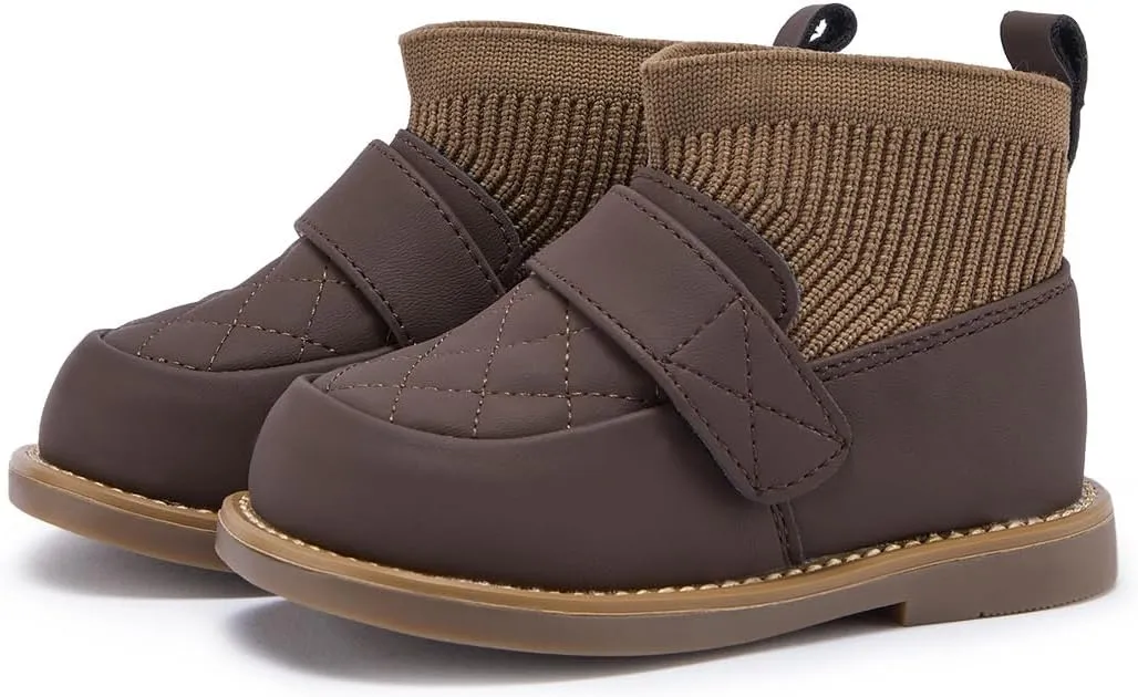 BMCiTYBM Baby Girls Boys Boots High Top First Walking Shoes
