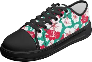 Canvas Shoes for Women Low Top Casual White Black Sneakers Womens Lace Up Fashion Comfortable Walking Shoes