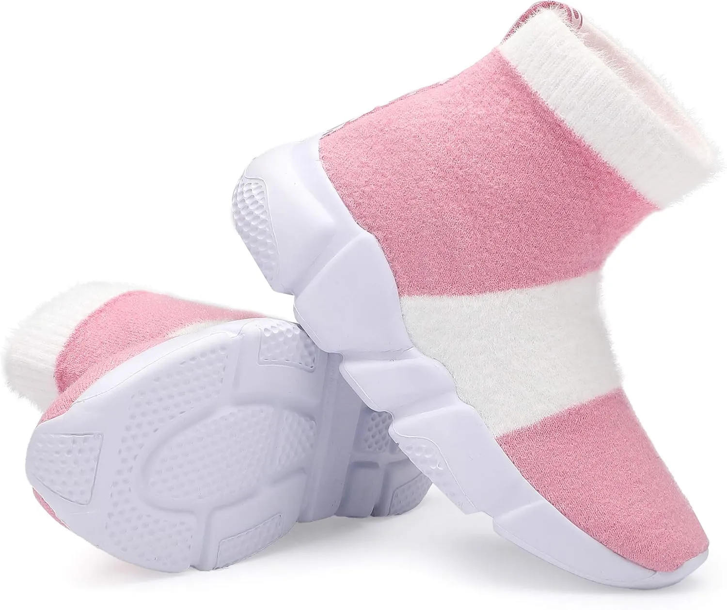 Casbeam Boys and Girls Breathable Lightweight Fashion Casual Sports Walking Shoes Running Sneakers High Top (Toddler/Little Kid Bib Kid)