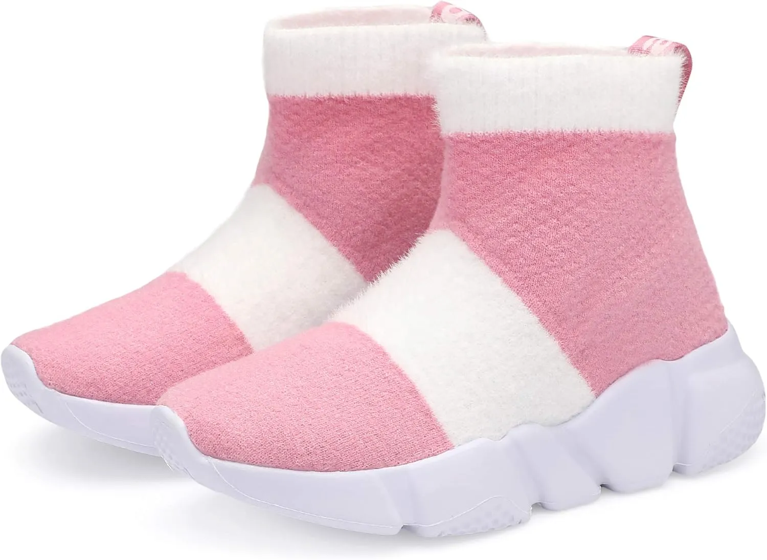 Casbeam Boys and Girls Breathable Lightweight Fashion Casual Sports Walking Shoes Running Sneakers High Top (Toddler/Little Kid Bib Kid)