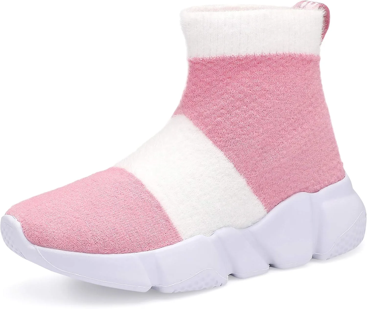 Casbeam Boys and Girls Breathable Lightweight Fashion Casual Sports Walking Shoes Running Sneakers High Top (Toddler/Little Kid Bib Kid)