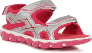 Childrens/Kids Kota Drift Sandals (10 Little Kid) (Silver/Duchess Pink)