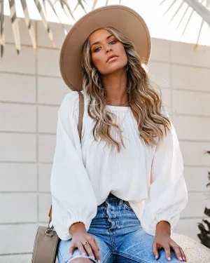 Cruiser Cotton Balloon Sleeve Top