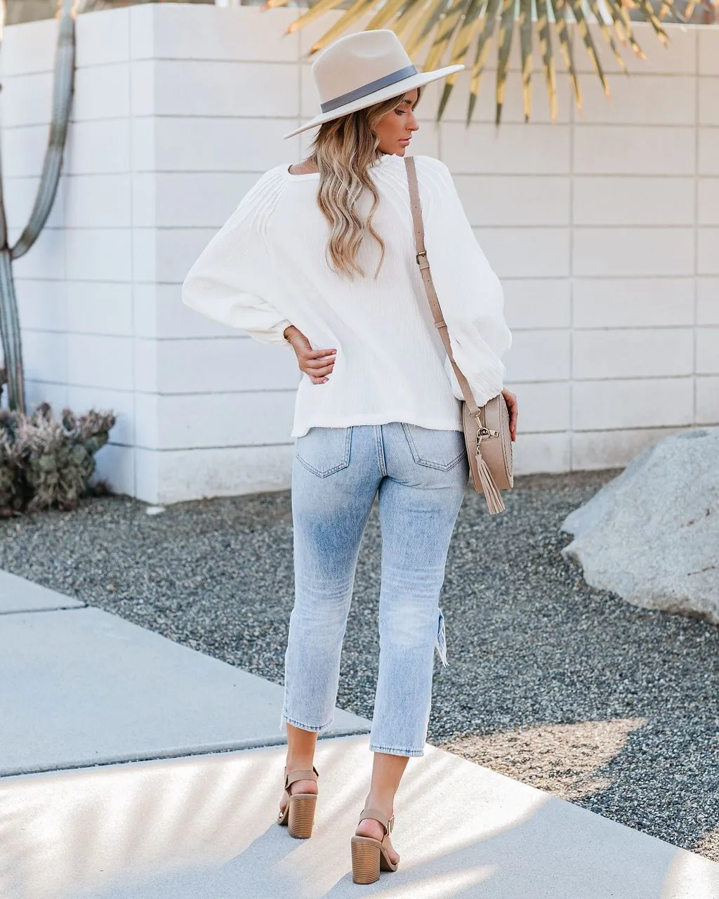 Cruiser Cotton Balloon Sleeve Top