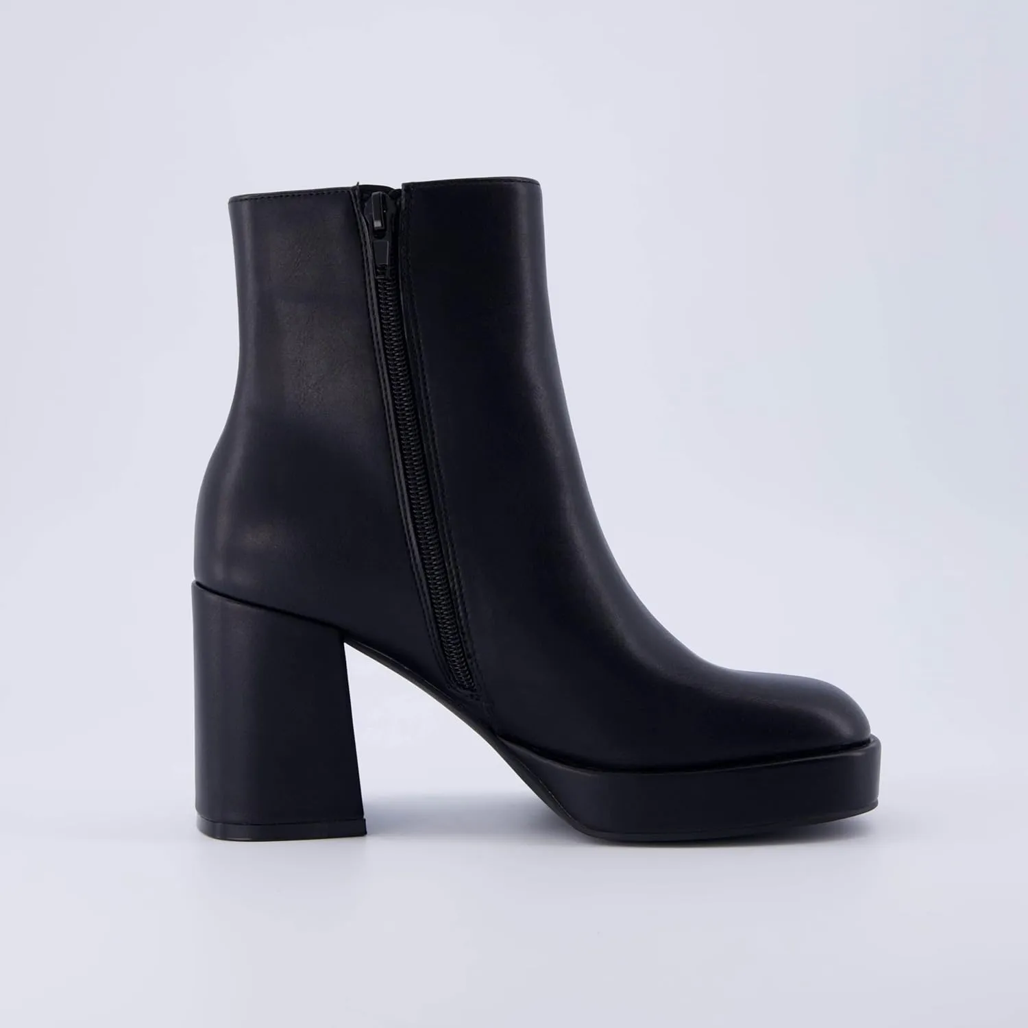 CUSHIONAIRE Women's Gallerie platform block heel dress boot  Memory Foam, Wide Widths Available