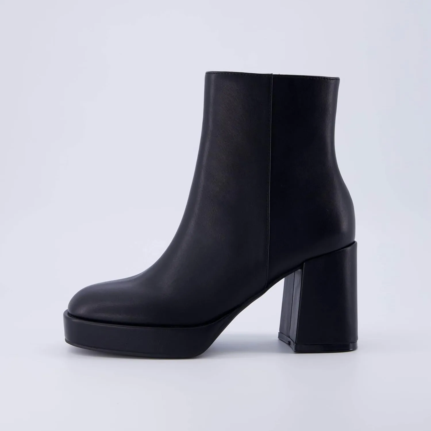 CUSHIONAIRE Women's Gallerie platform block heel dress boot  Memory Foam, Wide Widths Available
