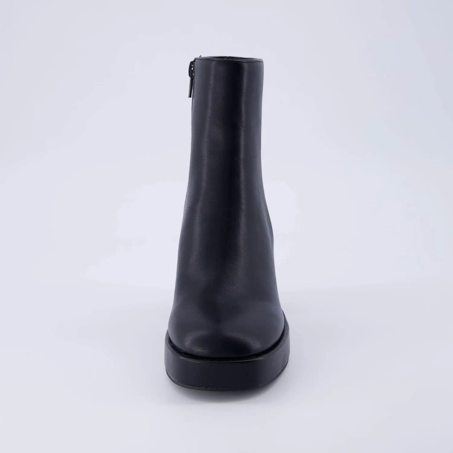 CUSHIONAIRE Women's Gallerie platform block heel dress boot  Memory Foam, Wide Widths Available
