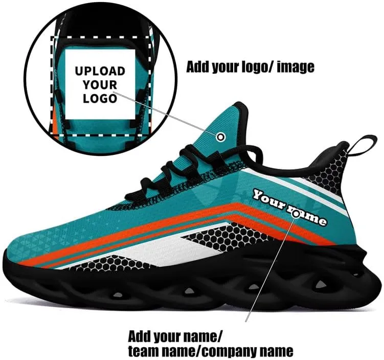 Custom Running Shoes for Men Women Personalized Jogging Walking Athletic Sports Shoe Light Weight Lace Up Unisex Sneaker