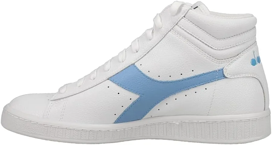 Diadora Mens Game L High 2030 High Sneakers Shoes Casual - White