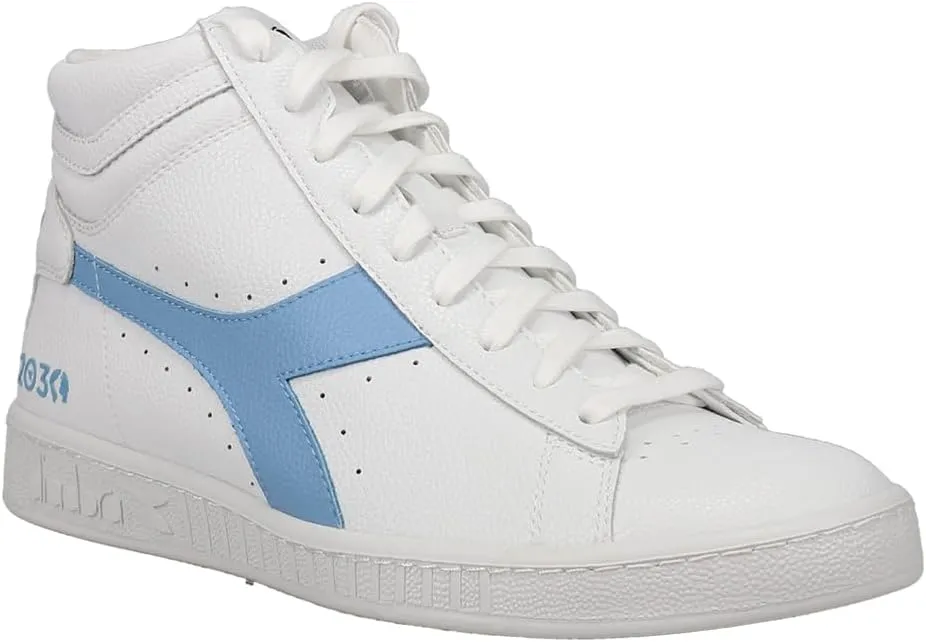 Diadora Mens Game L High 2030 High Sneakers Shoes Casual - White