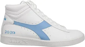 Diadora Mens Game L High 2030 High Sneakers Shoes Casual - White