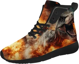 Dinosaur Shoes for Men Women High Top Sneakers Casual Shoes Gifts for Boys Girls