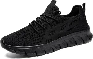 EGMPDA Men's Tennis Shoes Walking Lightweight Breathable Fashion Sneakers Non Slip Workout Gym Shoes for Running