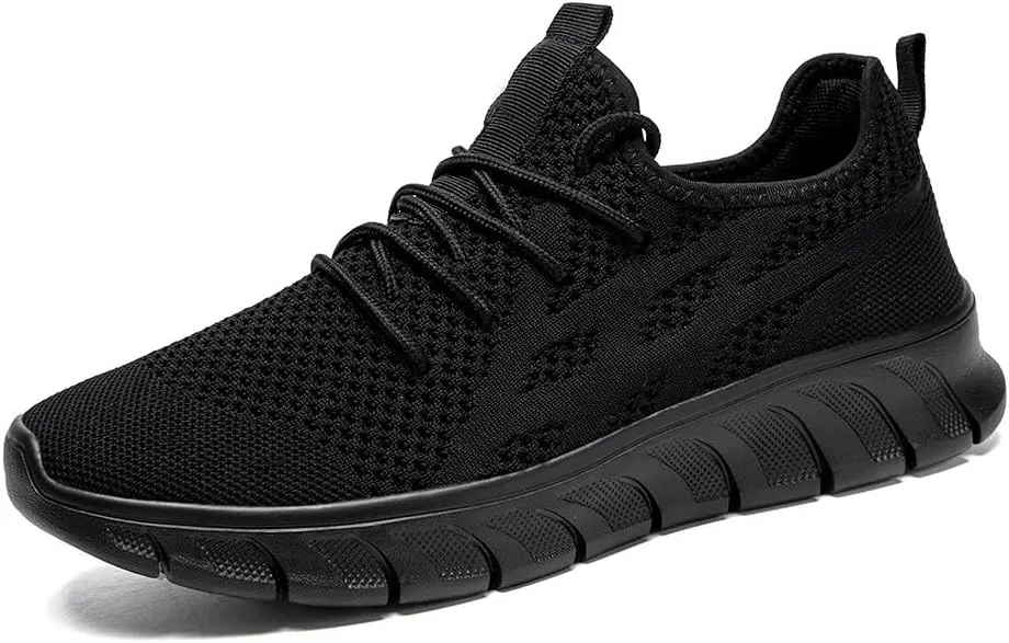 EGMPDA Men's Tennis Shoes Walking Lightweight Breathable Fashion Sneakers Non Slip Workout Gym Shoes for Running