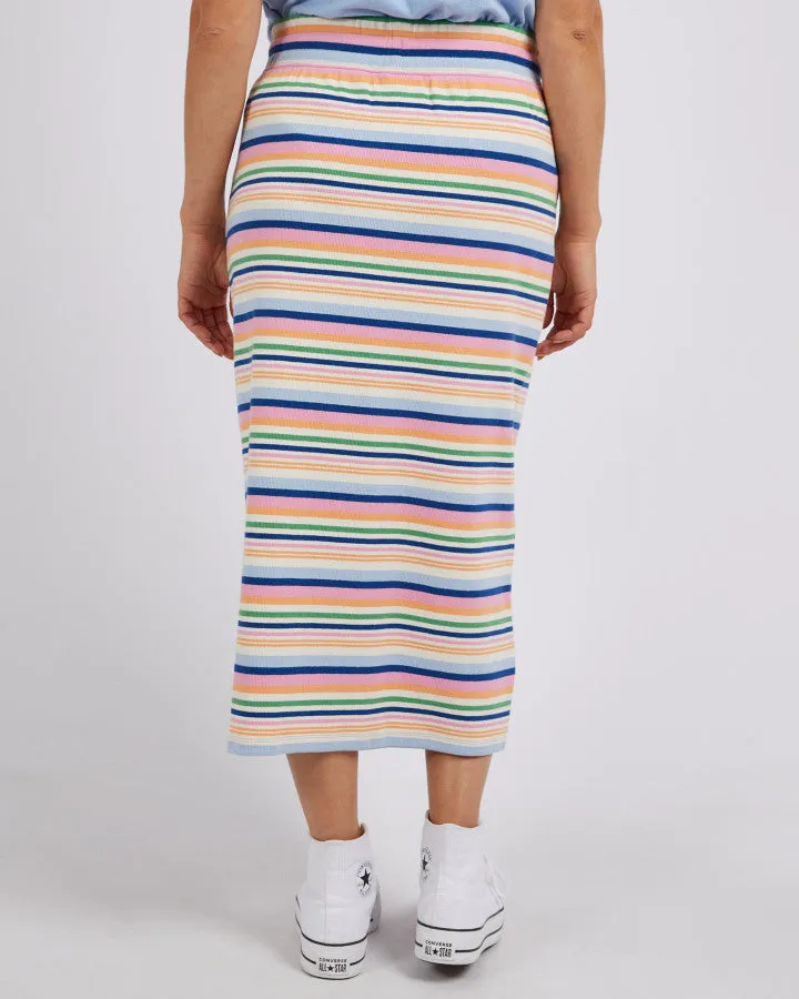 Elm Skirt Sorbet Multicolour Stripe
