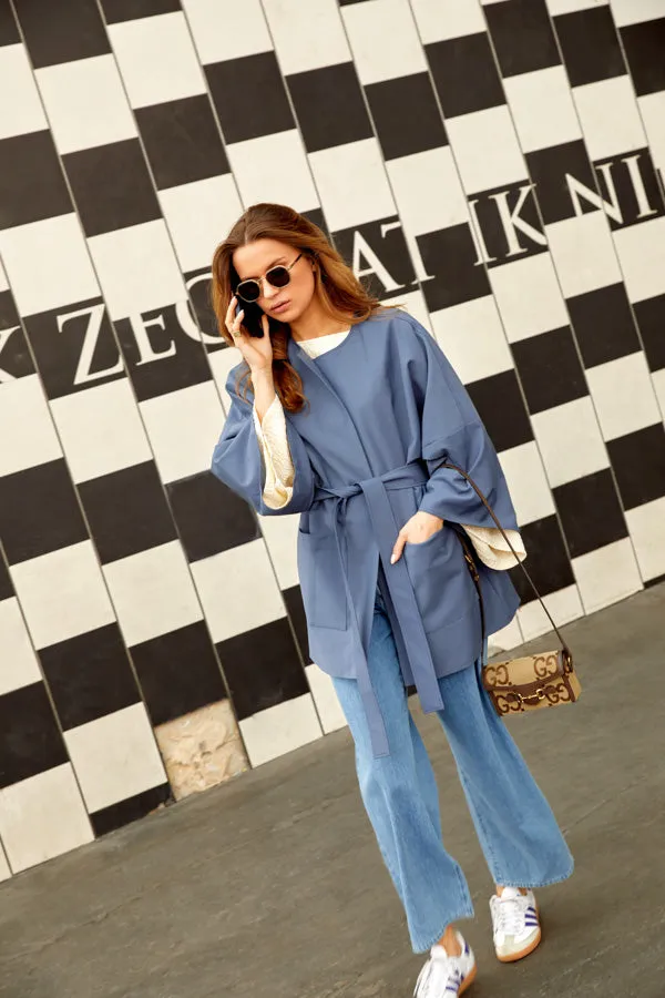 Fabienne Wool Suiting Steel