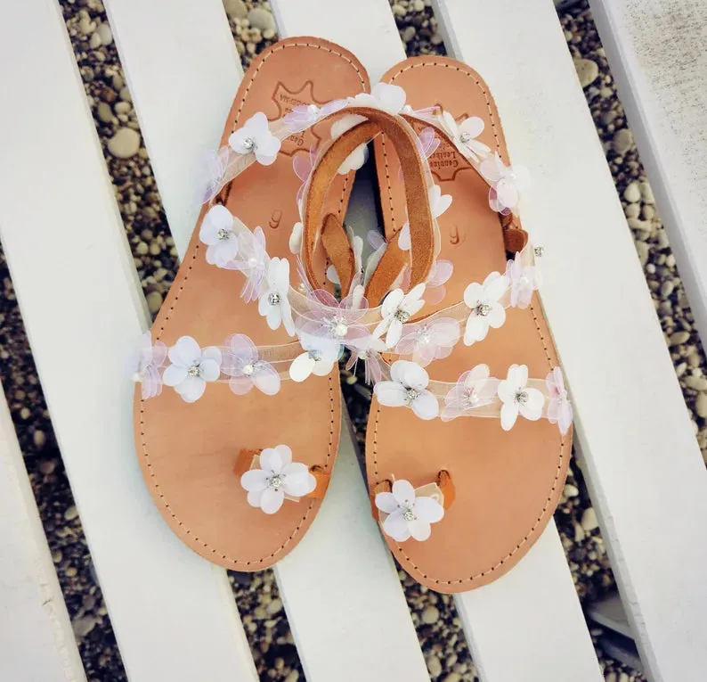 Flower Wedding Sandals
