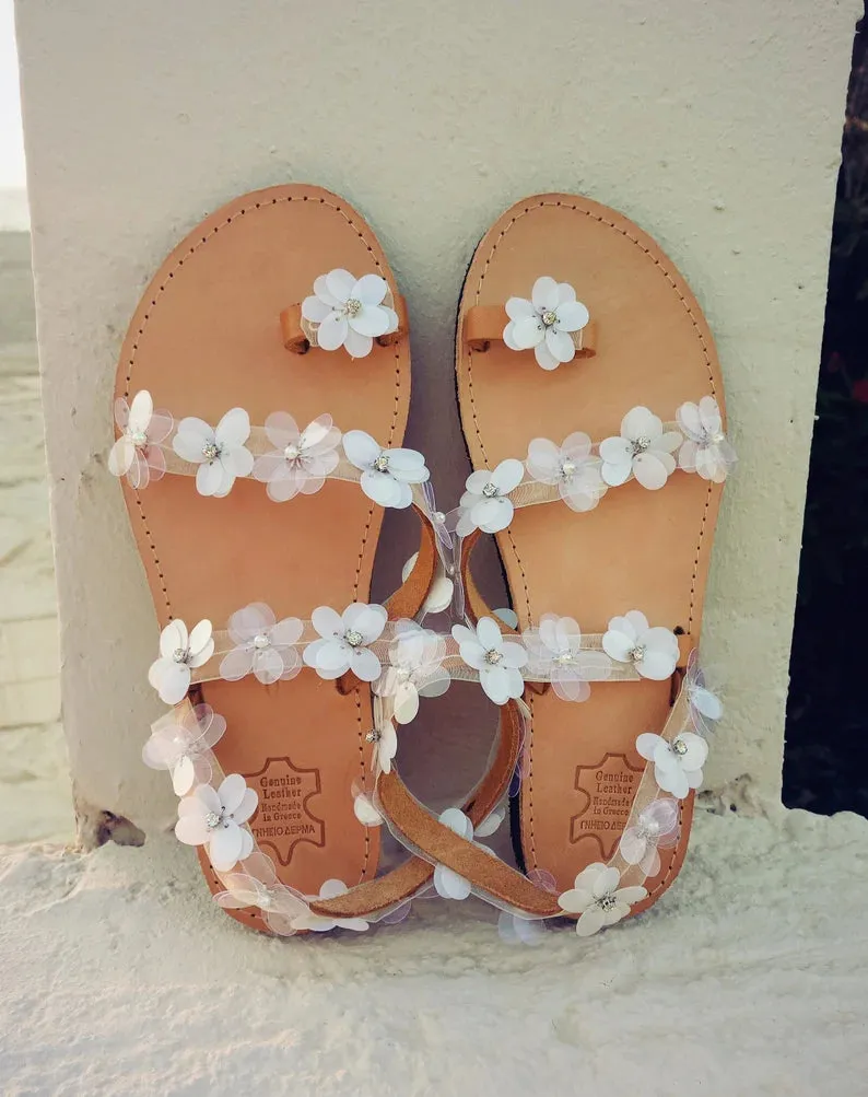 Flower Wedding Sandals
