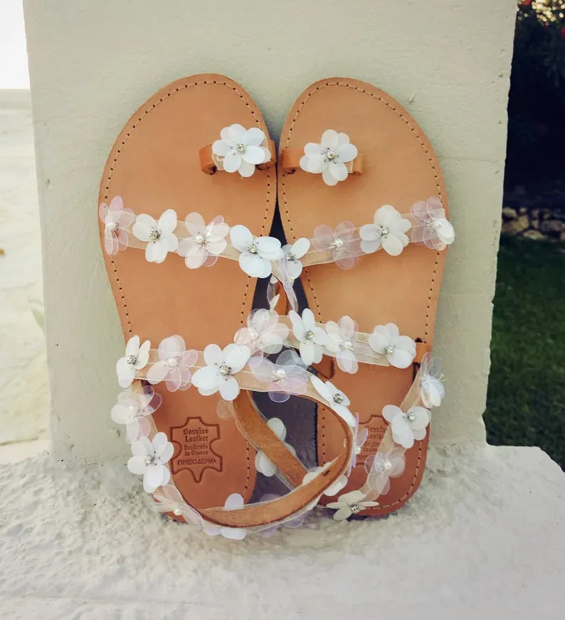 Flower Wedding Sandals