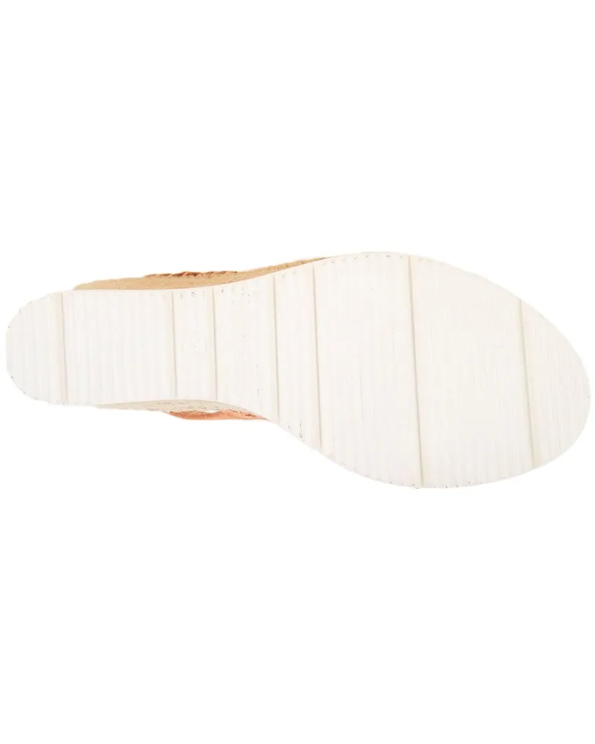 Gentle Souls by Kenneth Cole Elyssa Two-Band Braid Leather Espadrille
