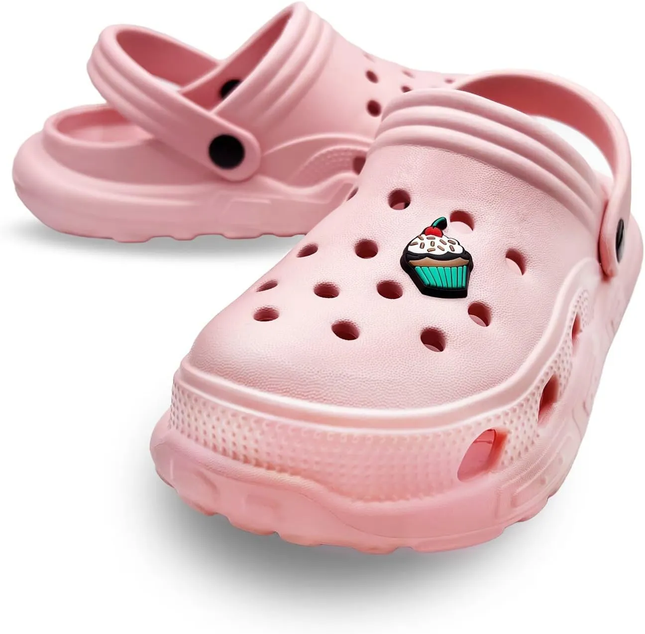 Girls Durable Roomy Sandals Little Big Kids Luminous Slip on Clogs Boys Children Pool Water Garden Swim Beach Slipper (Runs 1 Size Large)