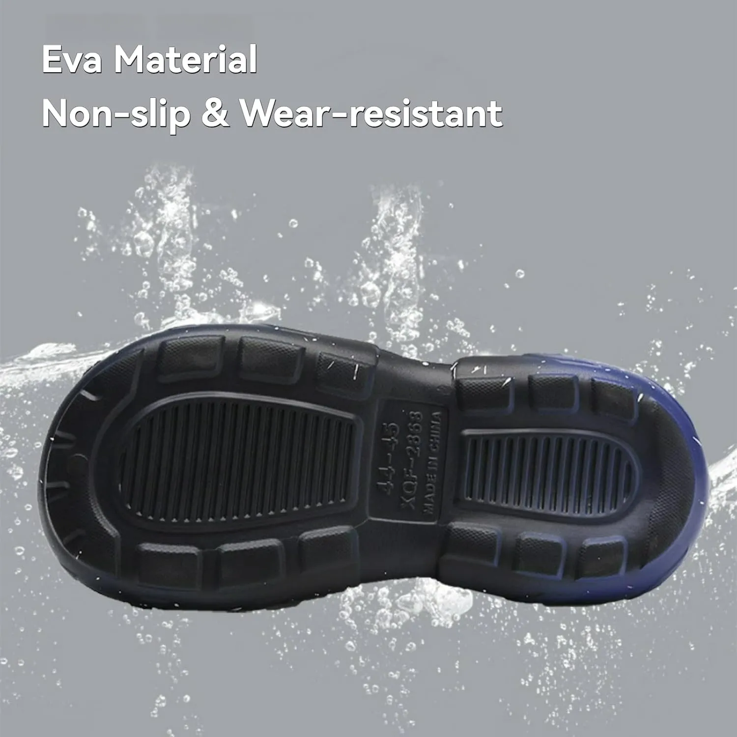 Gradient Color Slippers for Couples Clogs with Hole 2-in-1 Flip-Flop Design Lightweight EVA Durable Anti-Slip Soles Outdoor Travel Beach Sandals Indoor Shower Sandals