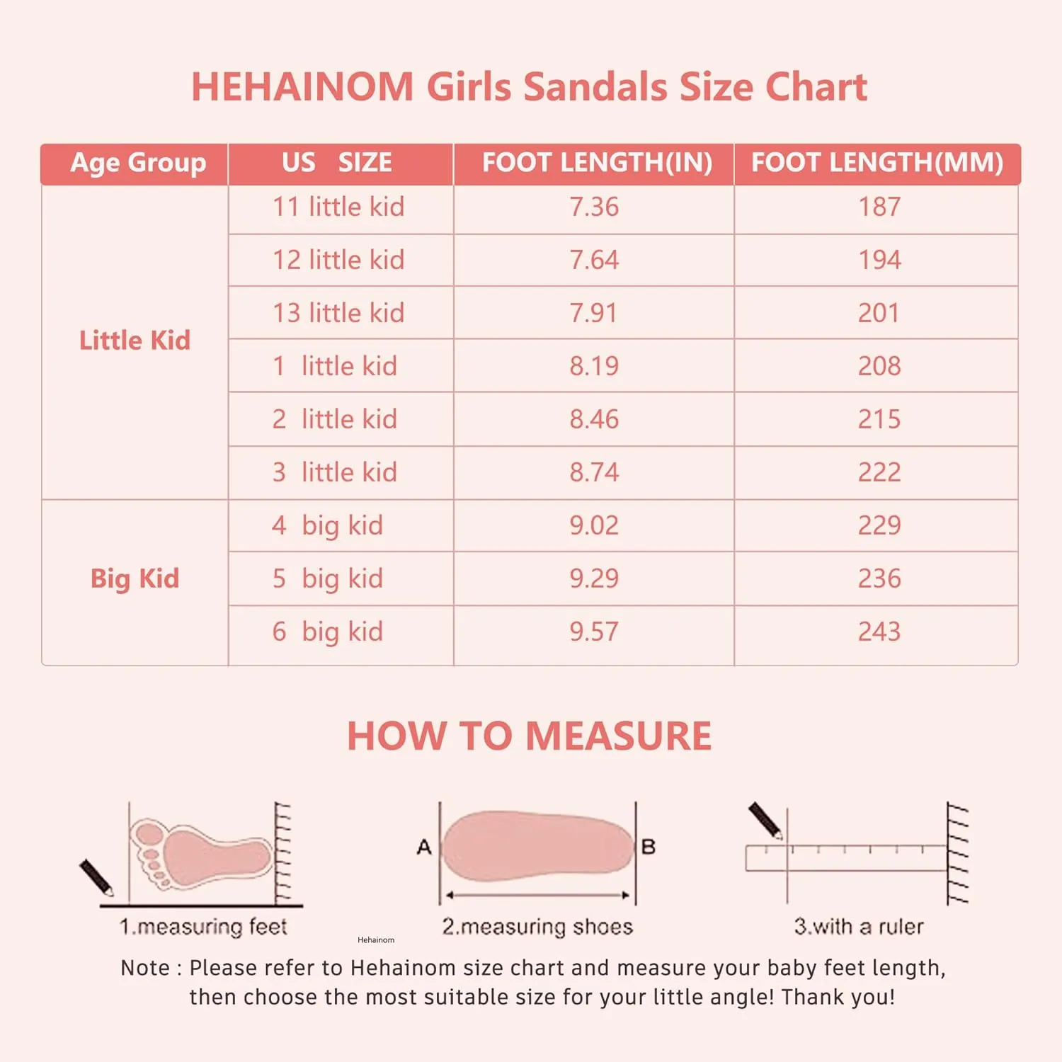 Hehainom Girls Dress Shoes Sandals Open Toe Flower Girl Wedding Party School for Little Big Kids Chunky Low Heels Shoes