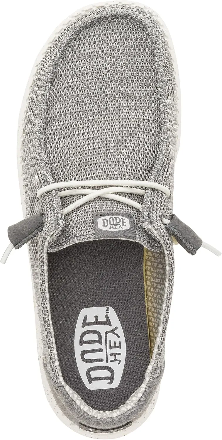 HEYDUDE Wendy Stretch Sox, Women’s Shoes, Women’s Slip-on Loafers, Comfortable & Light-Weight