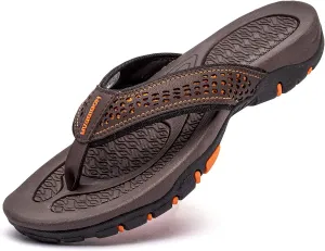HOBIBEAR Mens Flip Flop Thong Sandals