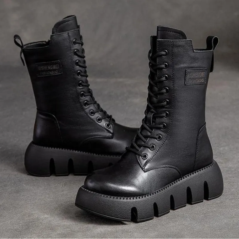 Jade - Damenstiefel Schnürsenkel Non Slip