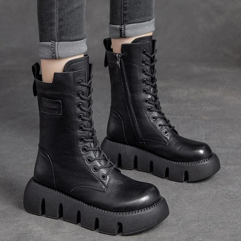 Jade - Damenstiefel Schnürsenkel Non Slip