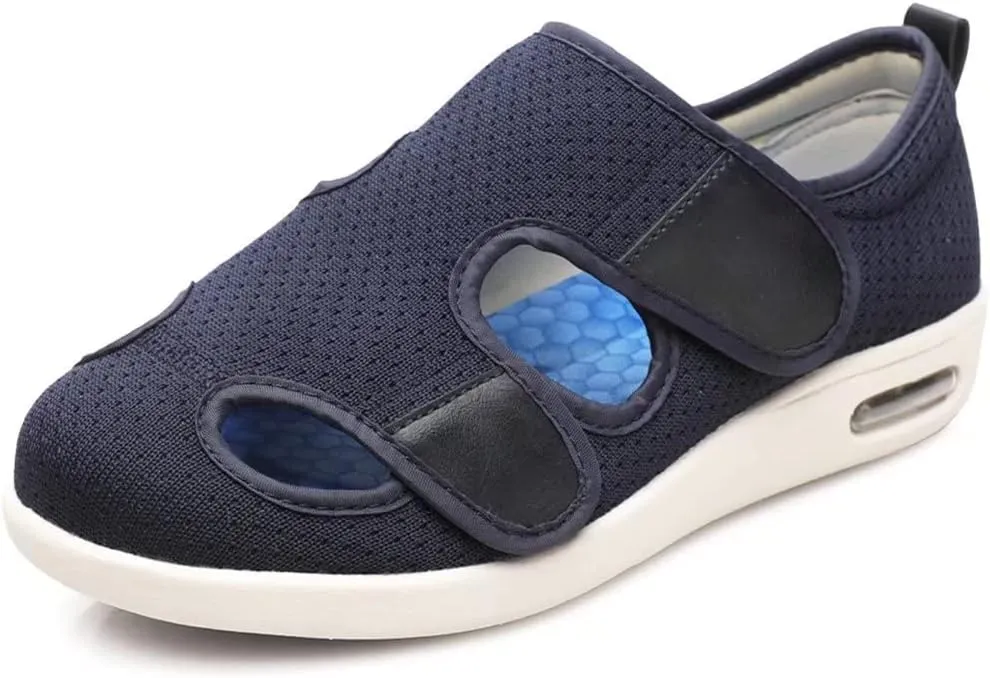 JBTNBX Women's Diabetic Shoe Walking Shoes Extra Wide Widths Adjustable Sneakers for Elderly Edema Swollen Feet