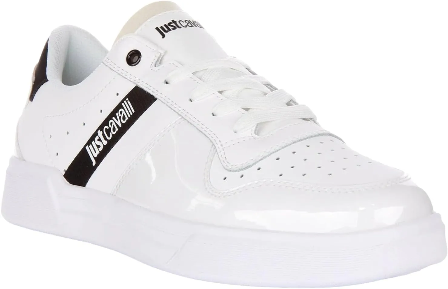 Just Cavalli Men's Shoes, High Sneakers Model 75QA3SB7, Made of Synthetic Leather