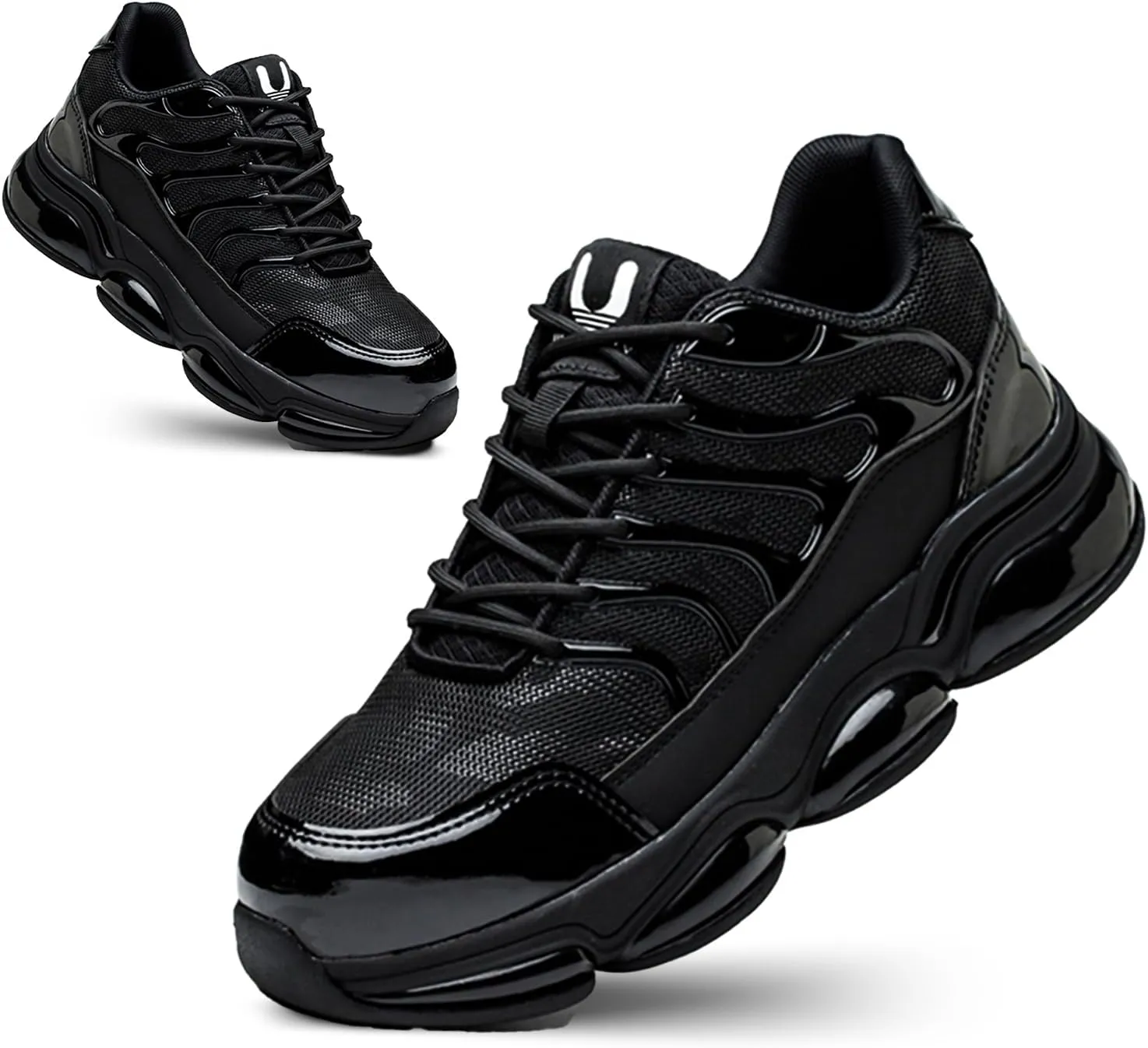 LIWEGHT Steel Toe Shoes for Women Men Lightweight Safety Shoes Steel Toe Sneakers Slip Resistant Comfortable Work Shoes Composite