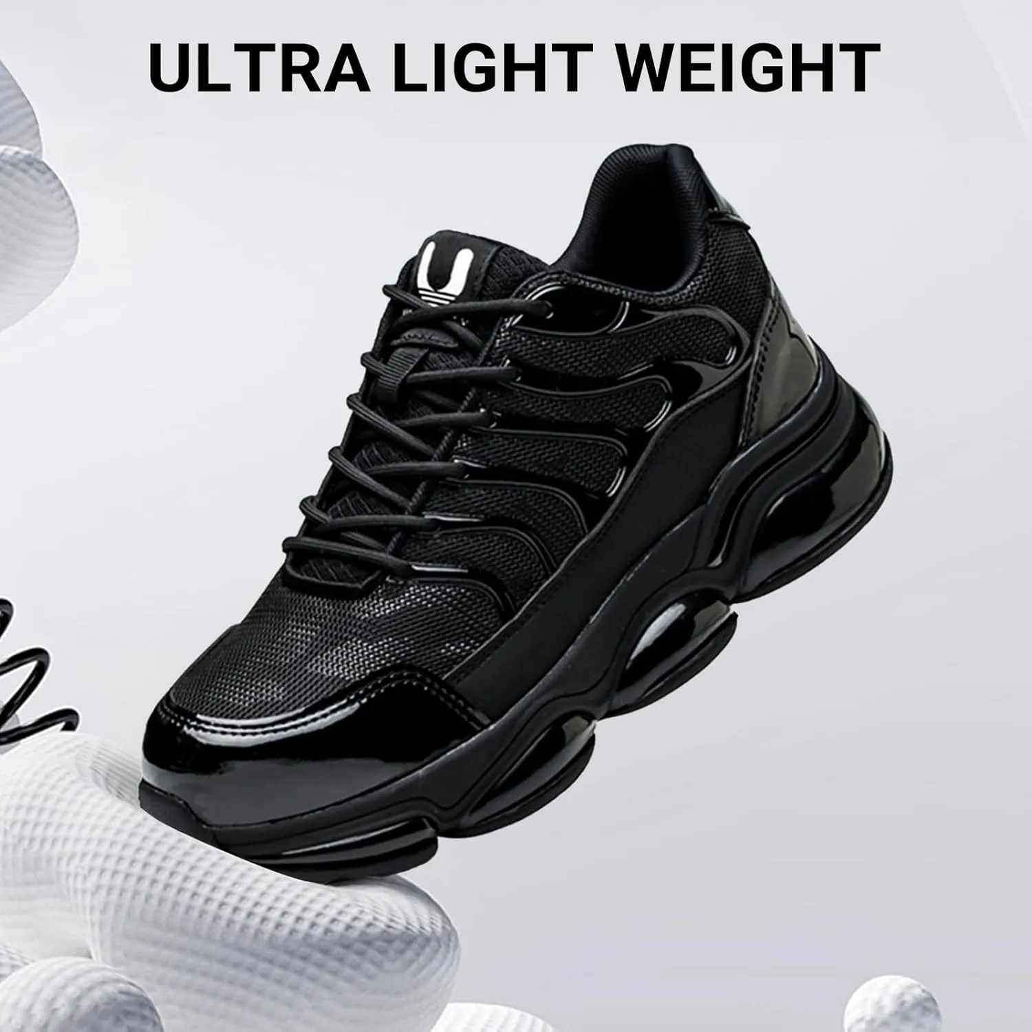LIWEGHT Steel Toe Shoes for Women Men Lightweight Safety Shoes Steel Toe Sneakers Slip Resistant Comfortable Work Shoes Composite