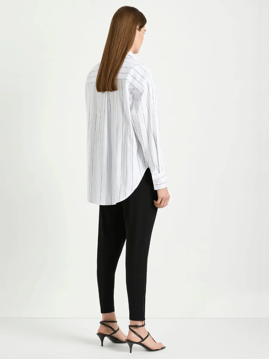 Mela Purdie Relaxed Mid Shirt Pinstripe 8460