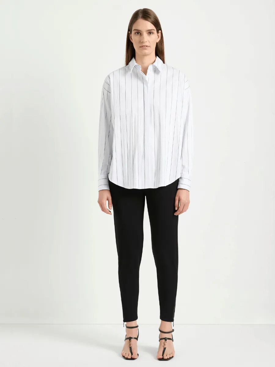 Mela Purdie Relaxed Mid Shirt Pinstripe 8460
