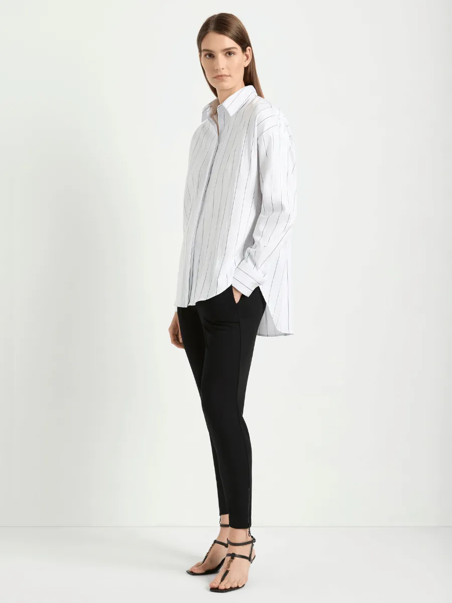 Mela Purdie Relaxed Mid Shirt Pinstripe 8460