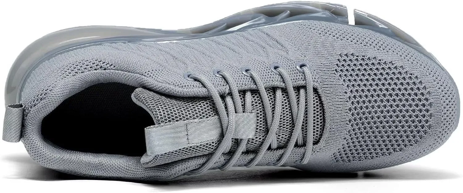 Mens Air Cushion Running Shoes Non Slip Fashion Sport Gym Jogging Tennis Fitness Blade Sneakers Walking Tennis Basketball