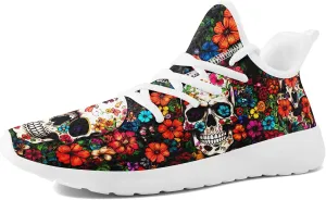 Men's Skull Walking Running Shoes Cushion Fashion Sneakers Lightweight Breathable Athletic Sports Tennis Shoes