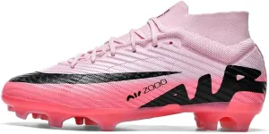 Men's Soccer Cleats Football Shoes High-Tops Non-Slip Spikes Indoor Outdoor Firm Ground TurfSports Athletic Combat Boots