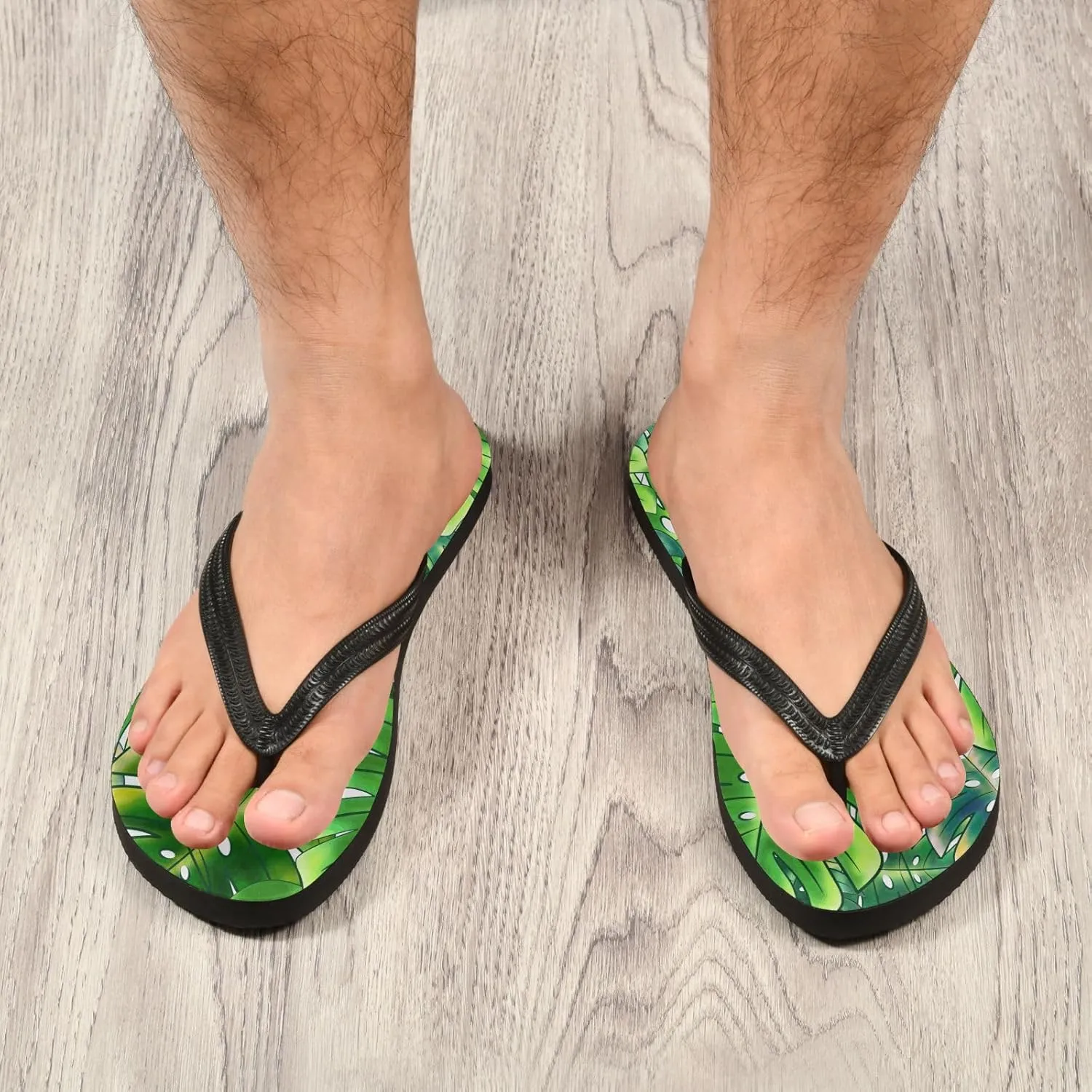 MNSRUU EVA Rubber Flip Flops for Men & Women,Unisex Sandals Soft Cushion Footbed Comfort flip-flops