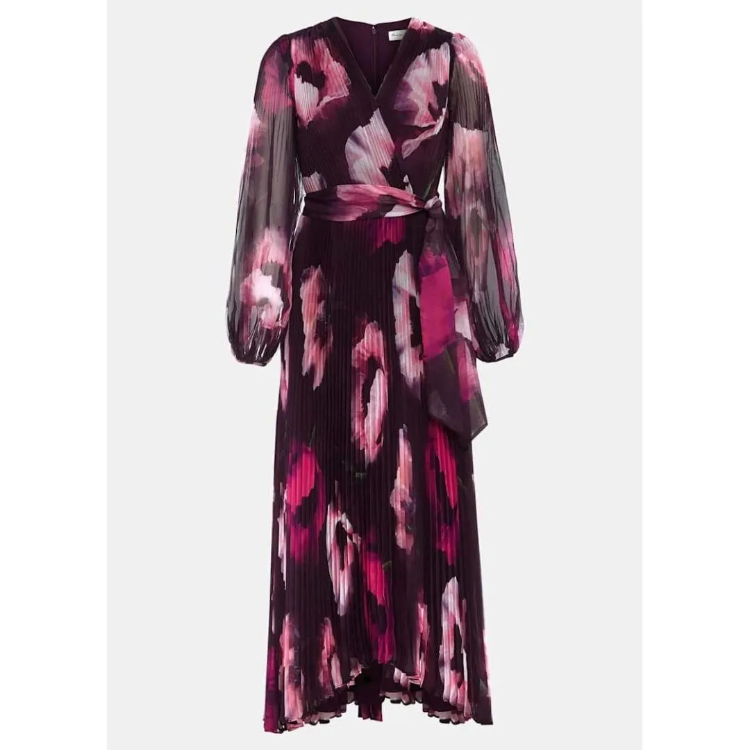 Phase Eight Isadora Pleated Dress - Multi Coloured