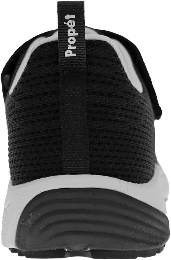 Propet Womens Tour Knit Fx Walking Sneakers Shoes Casual - Black