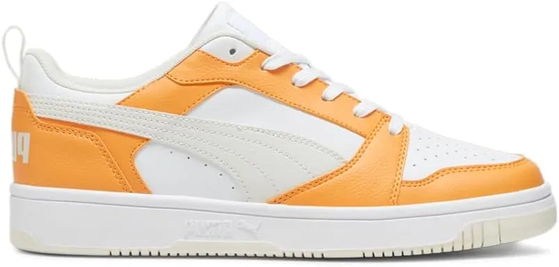 Puma Mens Rebound V6 Low Lace Up Sneakers Shoes Casual - White