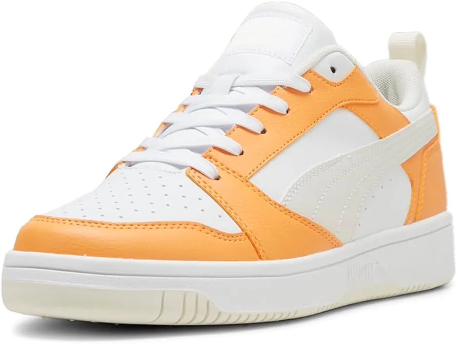 Puma Mens Rebound V6 Low Lace Up Sneakers Shoes Casual - White